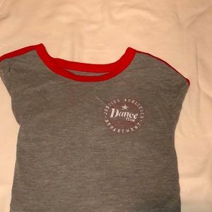 Justice preowned love T-shirt. Size  18/20